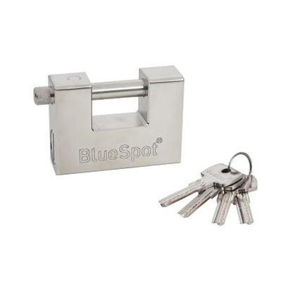 BLUE SPOT TOOLS 94MM SHUTTER "C" TYPE BLOCK PADLOCK