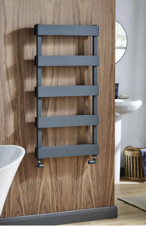 Banff Towel Rail TEXTURED GREY K-VIT