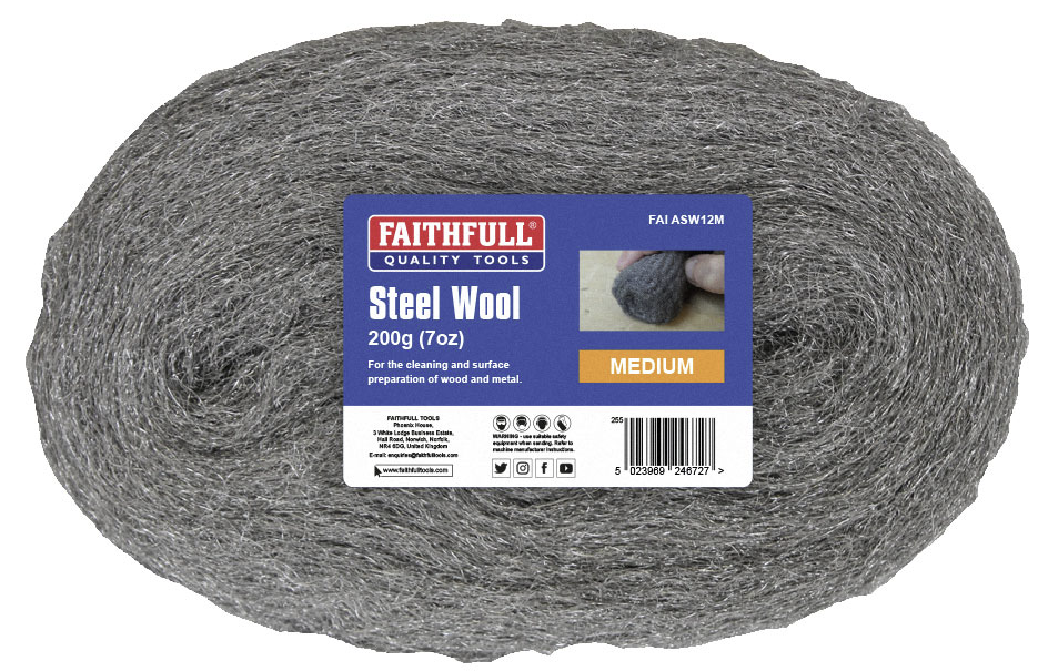 Faithfull steel wool medium