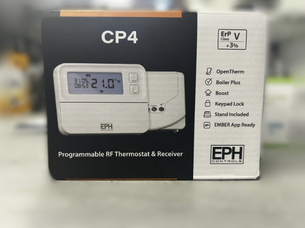 EPH Controls Battery-Powered Wireless Programmable Thermostat COMBIPACK4