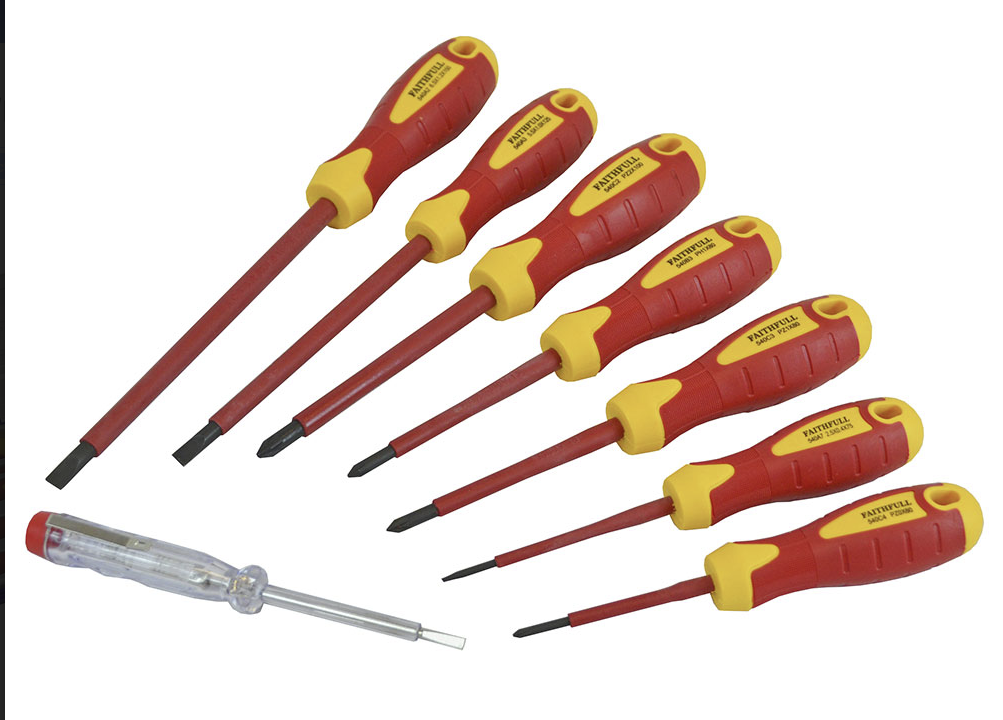 Faithfull VDE screwdriver set 8PC