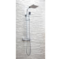 Elliot Chrome Square Rigid Riser Shower